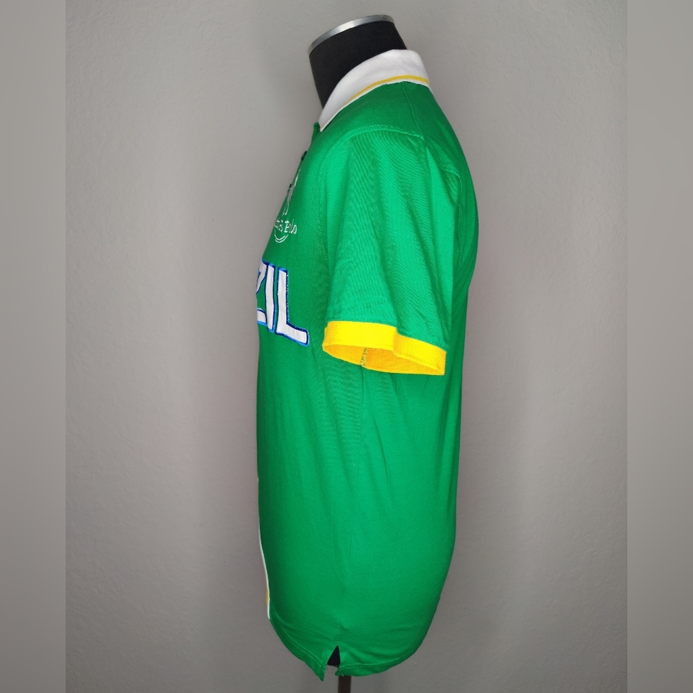 SANTA FE POLO Green Short Sleeve Brazil Polo - Picture 2 of 10